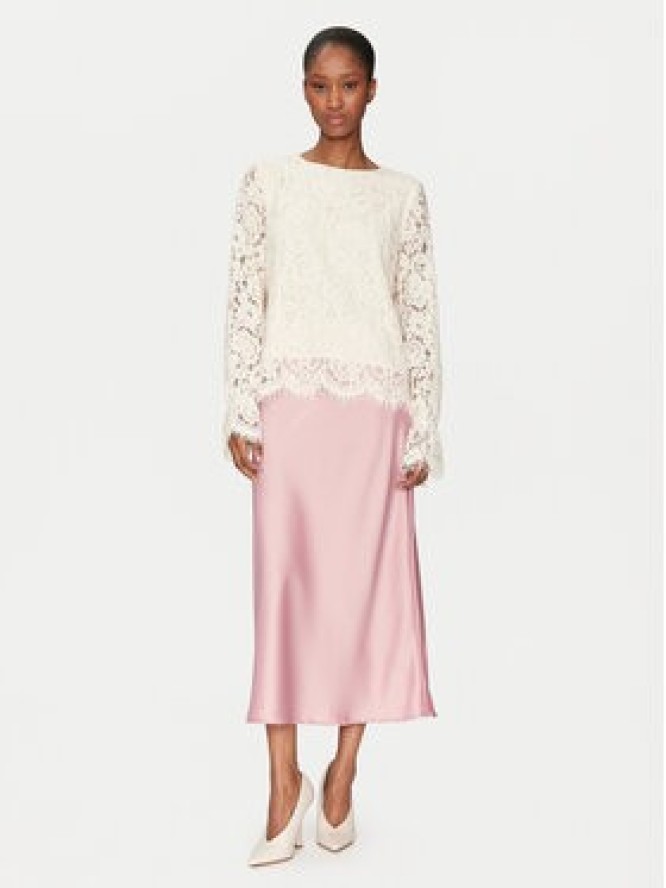 YAS Bluzka Perla 26032813 Écru Regular Fit