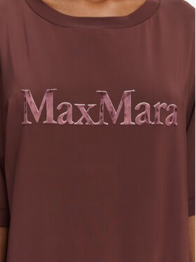 Max Mara Beachwear Sukienka codzienna 2616621049650 Brązowy Regular Fit
