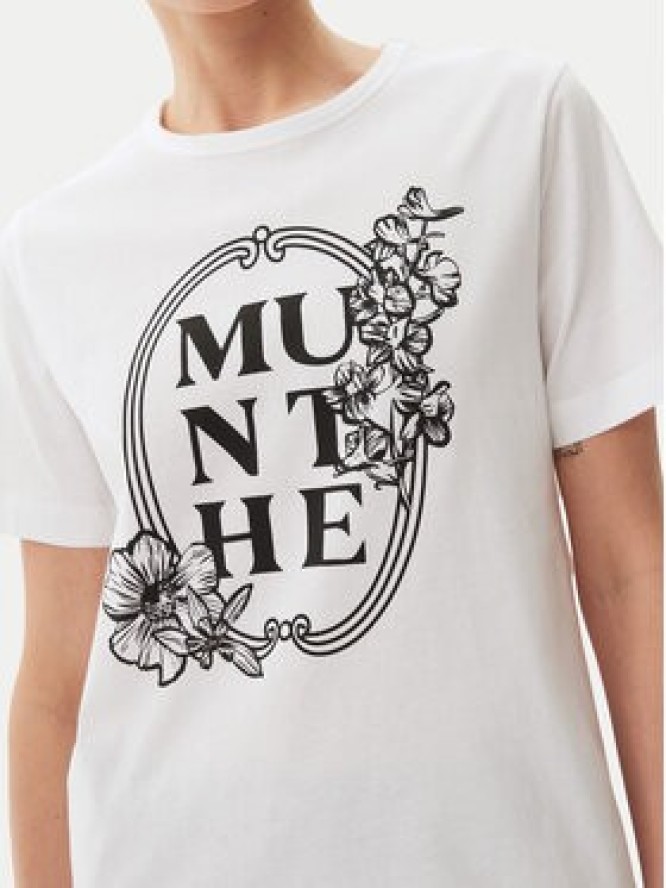 Munthe T-Shirt Fynella 251110925160 Biały Regular Fit