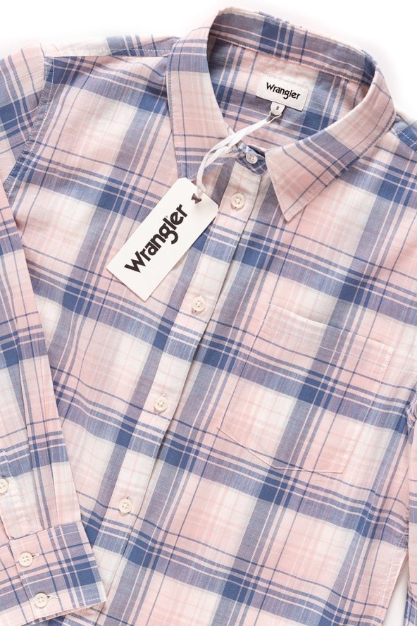 KOSZULA WRANGLER LS SHIRT CANYON ROSE W5241TMTB 112129371