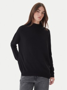 Kontatto Sweter 3M0822C Czarny Relaxed Fit