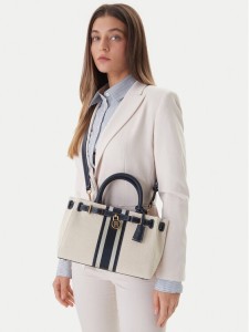 Tommy Hilfiger Torebka American Icon Mini Tote Canvas AW0AW18543 Kolorowy