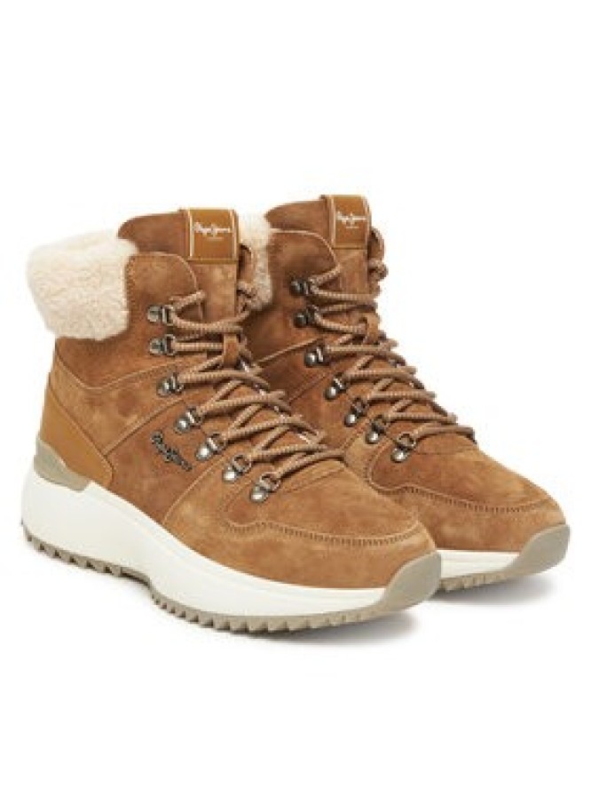 Pepe Jeans Trzewiki Kimi Desert W PLS600023 Brązowy