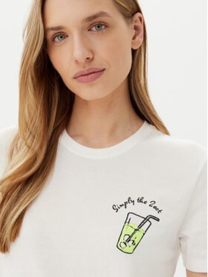 ONLY T-Shirt Kita 15349150 Biały Regular Fit