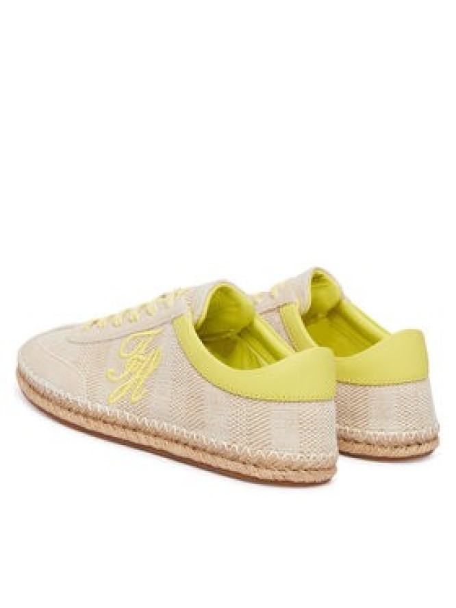 Tommy Hilfiger Espadryle Woven Logo Embroidery FW0FW09108 Beżowy