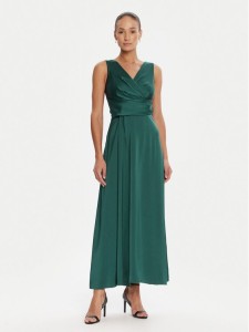 Rinascimento Sukienka wieczorowa CFC0124986003 Zielony Regular Fit