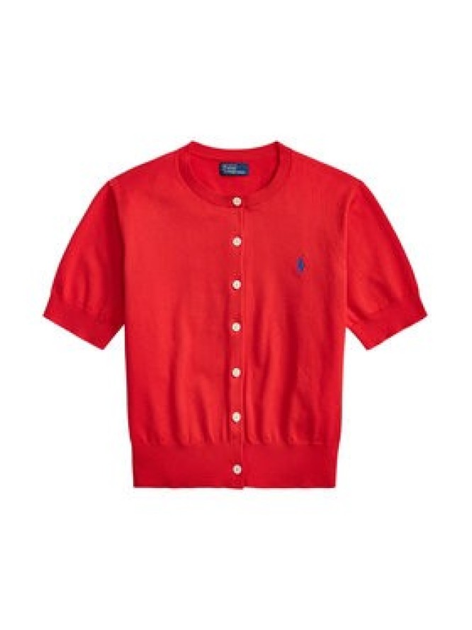 Polo Ralph Lauren Kardigan 211A12718002 Czerwony Regular Fit