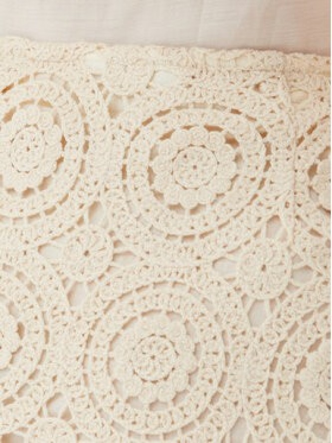 Vila Spódnica mini Risse 14105865 Beżowy Regular Fit