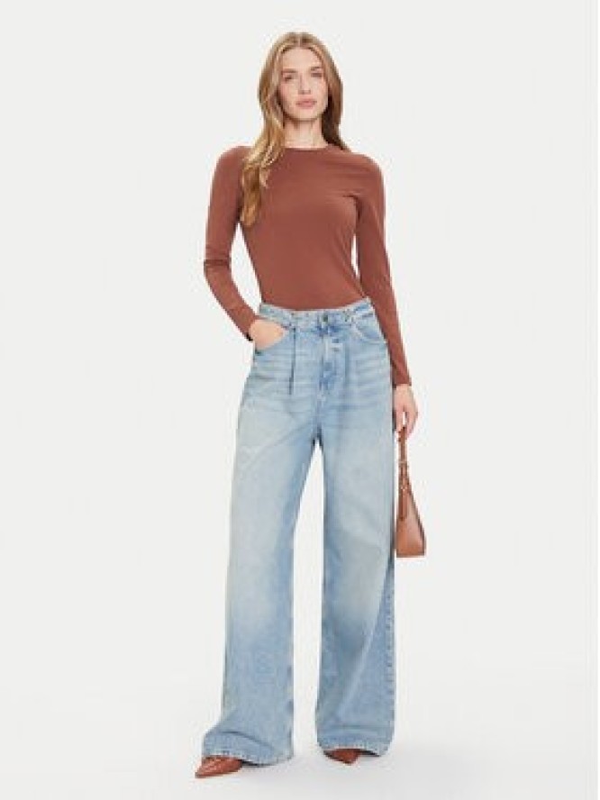 Guess Jeansy W5BA3T D0742 Niebieski Wide Leg