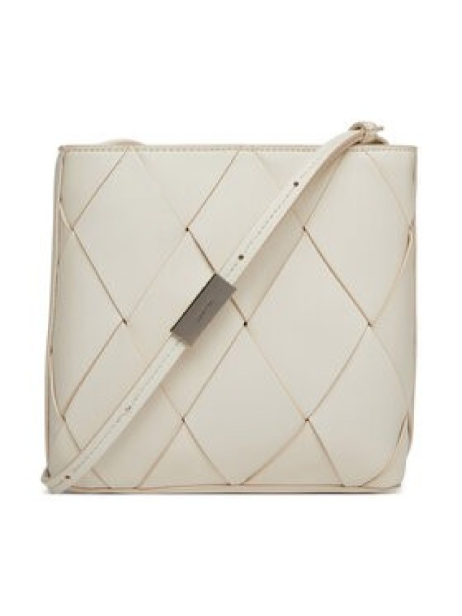 Calvin Klein Torebka Ck Woven Square Crossbody K60K612991 Biały