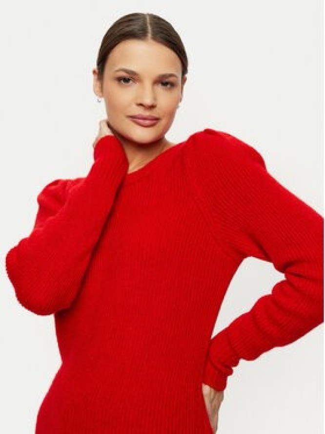 Morgan Sweter 242-MUNCH Czerwony Regular Fit