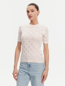 Guess Sweter W5GR20 Z3D60 Różowy Regular Fit