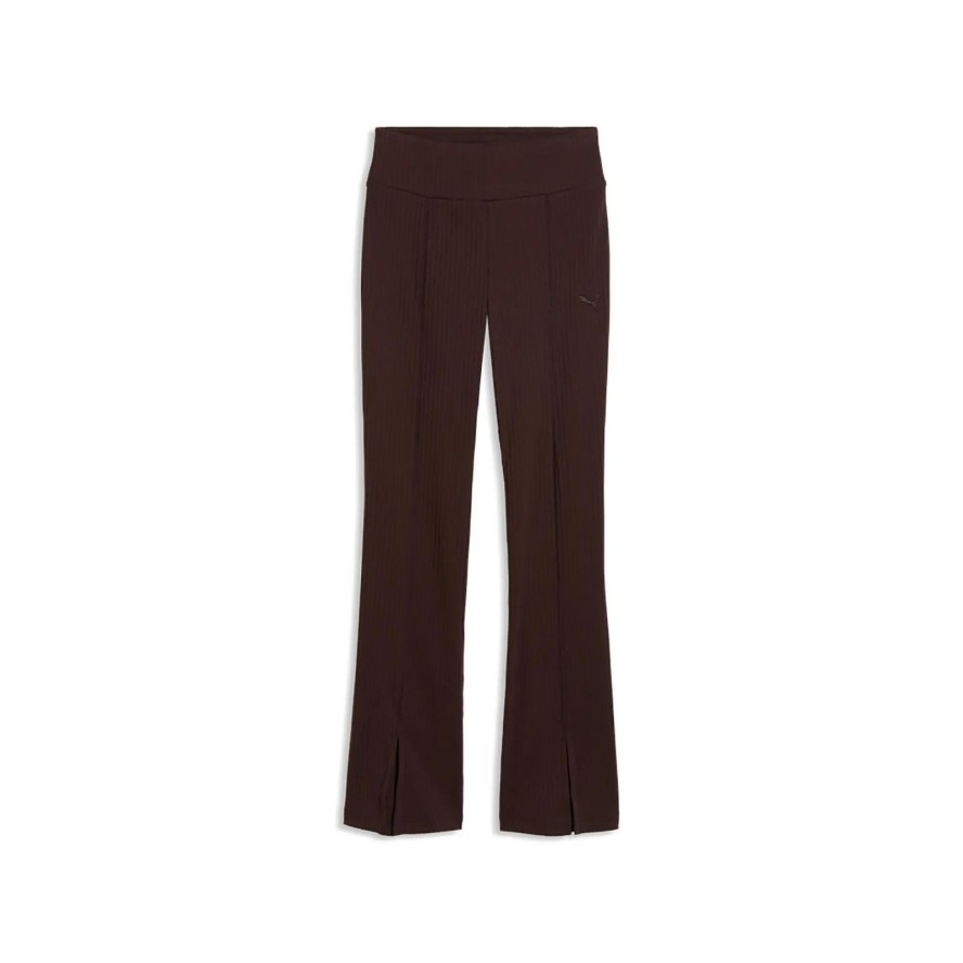 Leggings Puma Her Rib Flared Leggings Damskie
