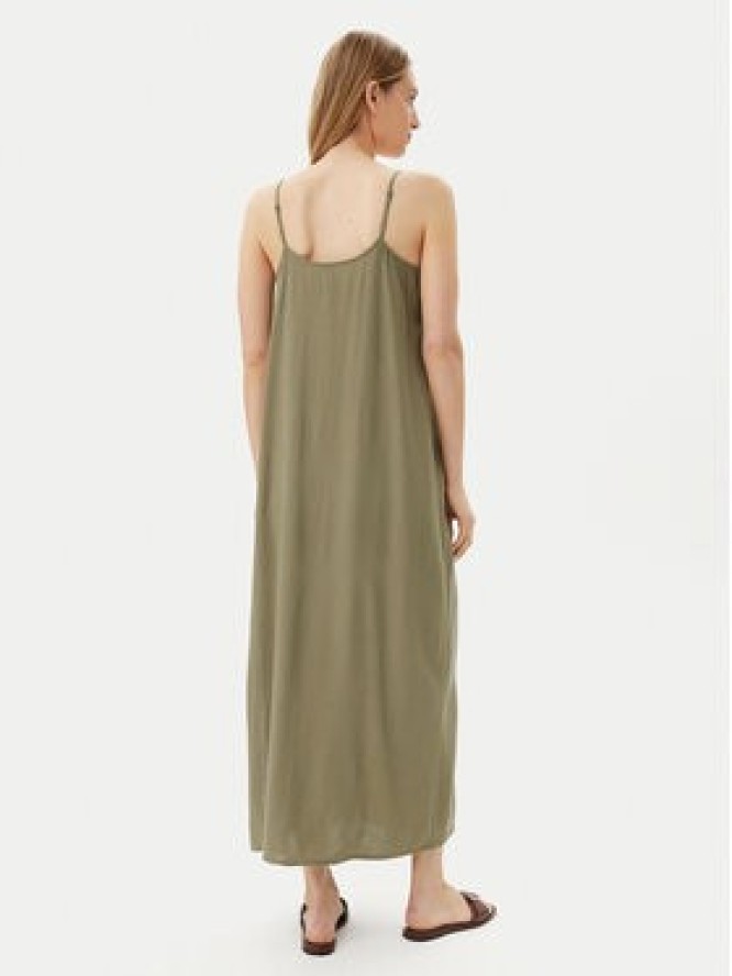 Pieces Sukienka letnia Pia 17151884 Zielony Loose Fit