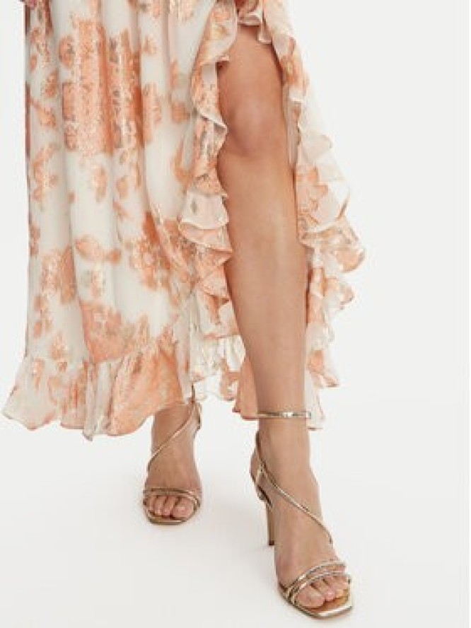 French Connection Sukienka koktajlowa 71YOS Écru Regular Fit