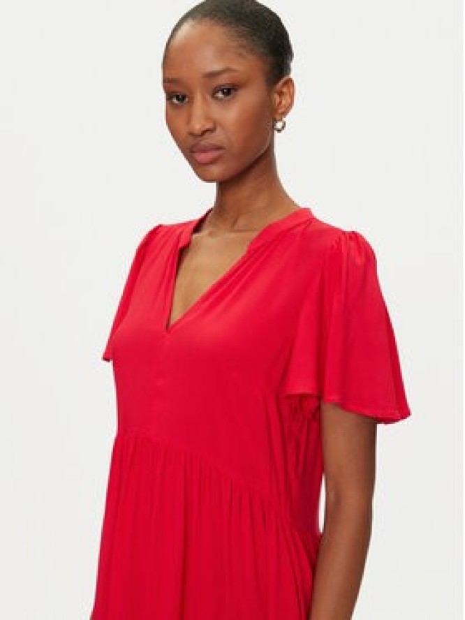 JDY Sukienka letnia Star 15257228 Czerwony Regular Fit