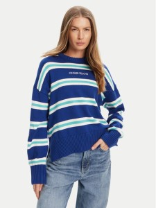 Guess Jeans Sweter W4BR09 Z3HM1 Niebieski Regular Fit