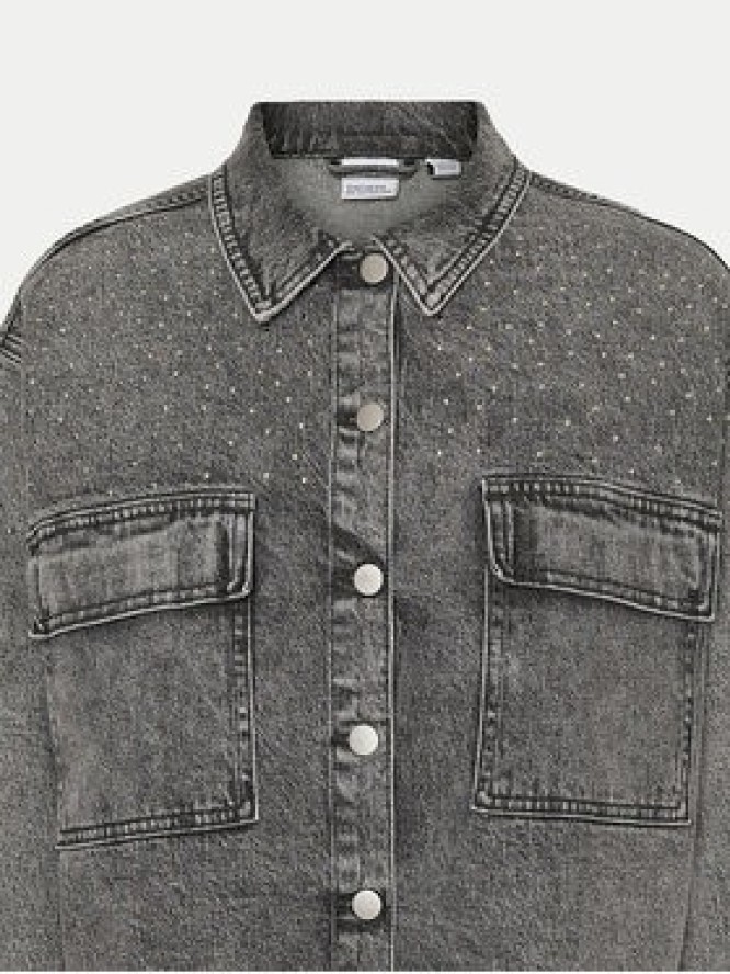 Vero Moda Kurtka jeansowa Ellas 10321886 Szary Regular Fit