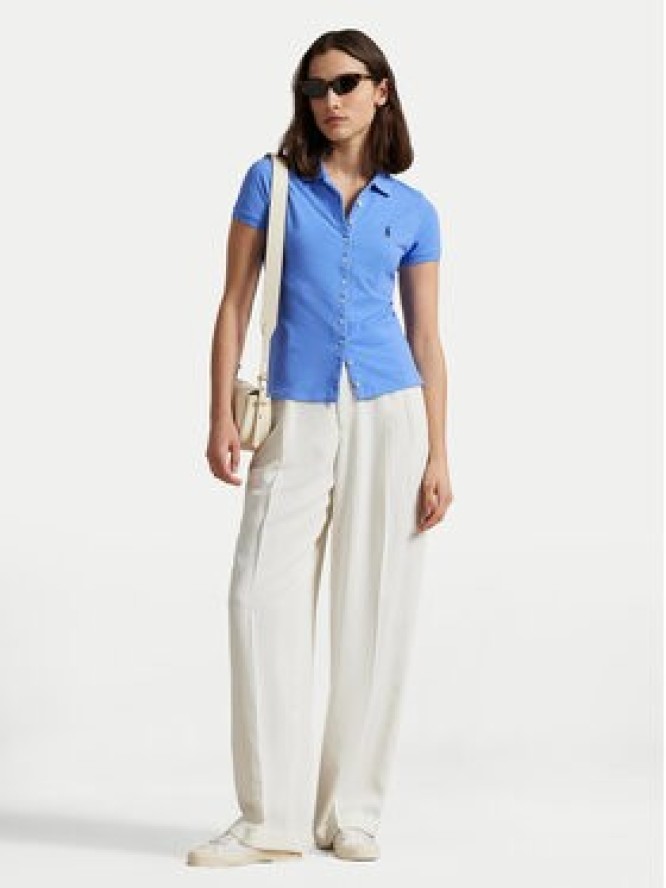 Polo Ralph Lauren Polo 211939272005 Niebieski Slim Fit