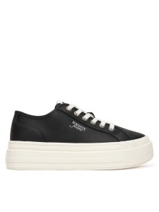 Tommy Jeans Sneakersy Tjw Flatform Sneaker Ltr EN0EN02964 Czarny