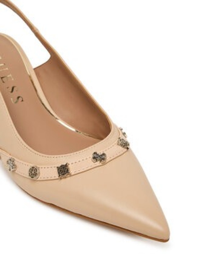 Guess Czółenka FLPYAN LEA05 Beżowy