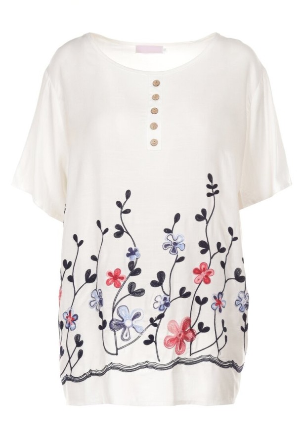 Biała Bluzka Euphthise