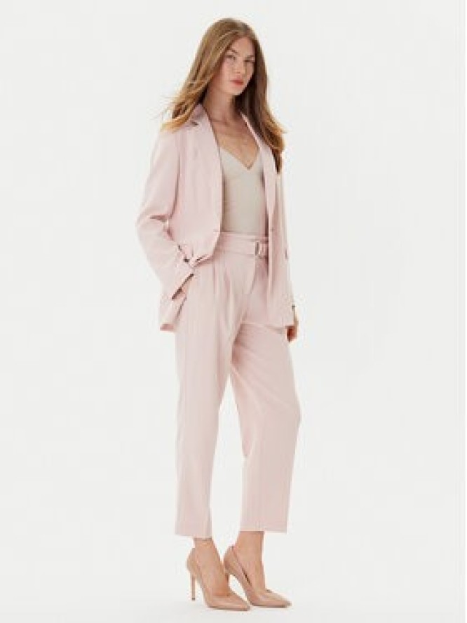 BOSS Spodnie materiałowe Tapiah 50490037 Różowy Regular Fit
