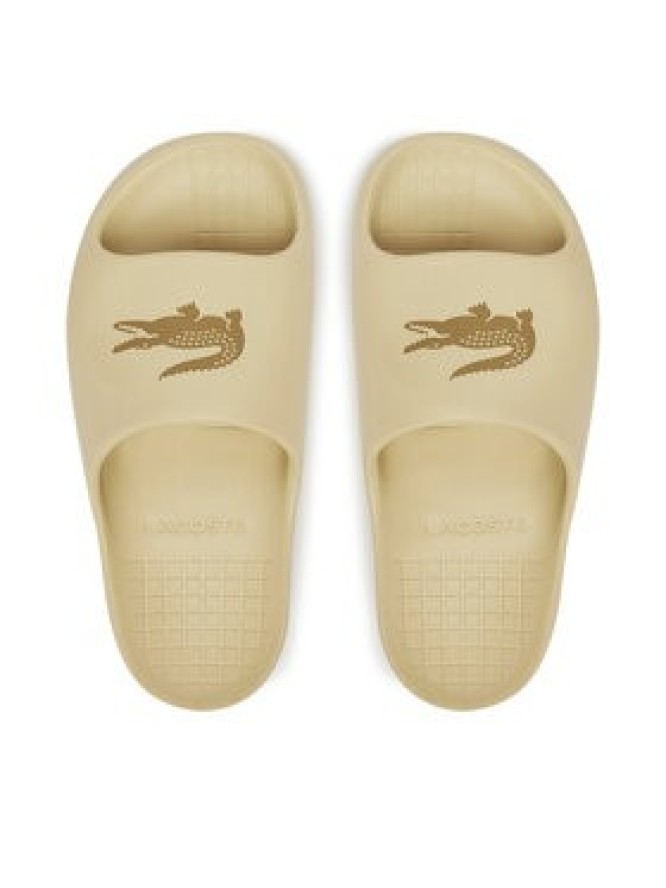 Lacoste Klapki 7-49CFA0025 Beżowy