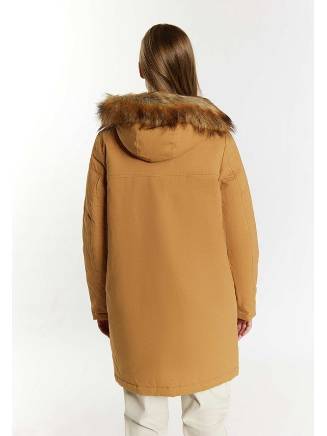 Schmuddelwedda Parka zimowa w kolorze jasnobrązowym rozmiar: L