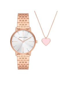 Armani Exchange Zegarek AX7145SET Złoty