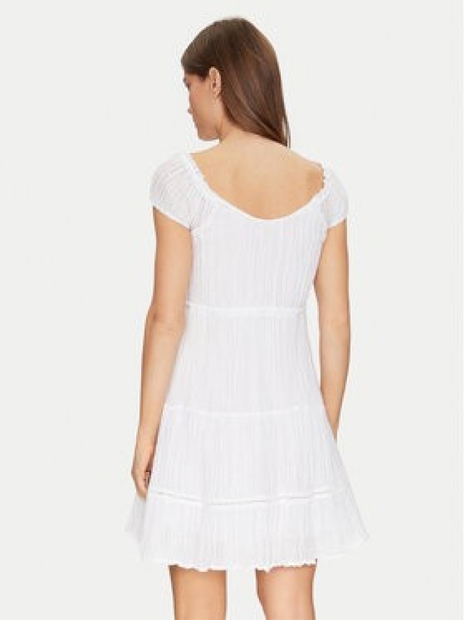 Guess Sukienka letnia W5GK0A WE340 Biały Regular Fit