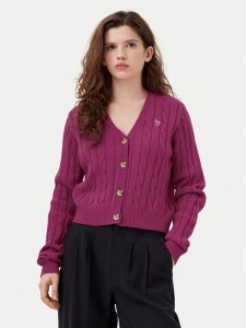 U.S. Polo Assn. Kardigan WUP1238 Różowy Regular Fit