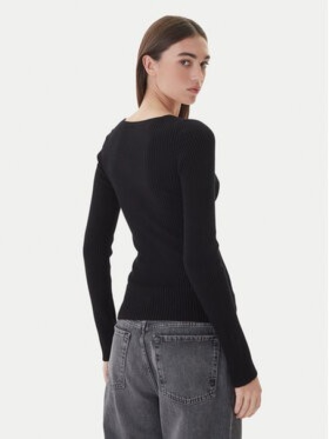 Kontatto Sweter 3M0830C Czarny Slim Fit