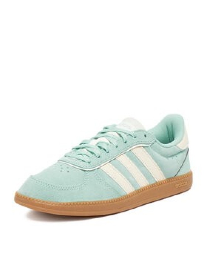 adidas Sneakersy BREAKNET SLEEK SUEDE IH5469 Niebieski