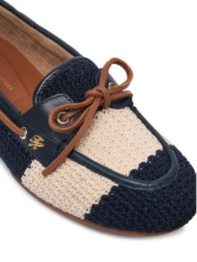 Tommy Hilfiger Mokasyny Th Flex FW0FW09506 Granatowy