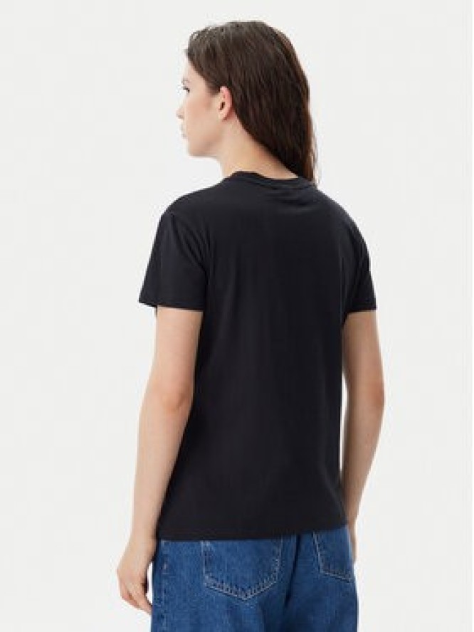 Napapijri T-Shirt NP0A4IP1 Czarny Regular Fit