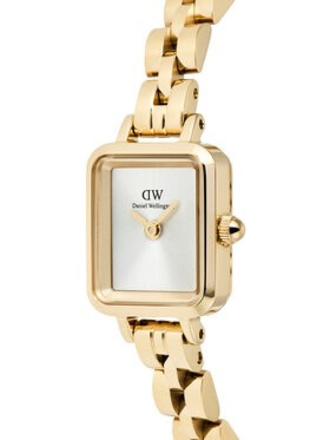 Daniel Wellington Zegarek Quadro Mini DW00100850 Złoty