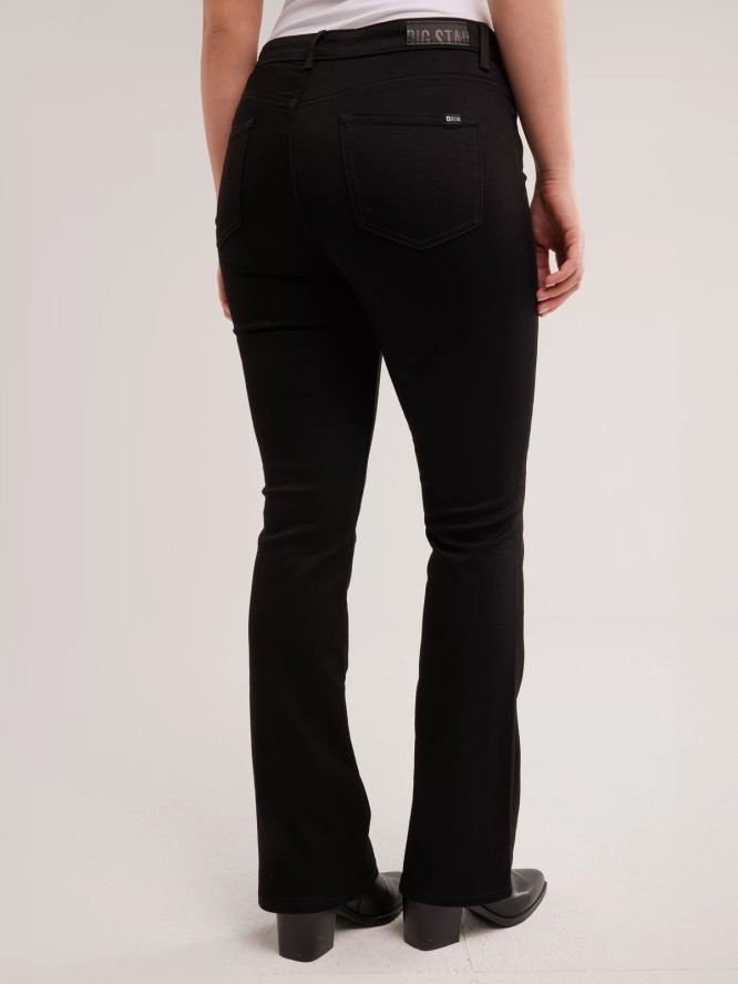 Jeansy damskie czarne Adela Bootcut 908