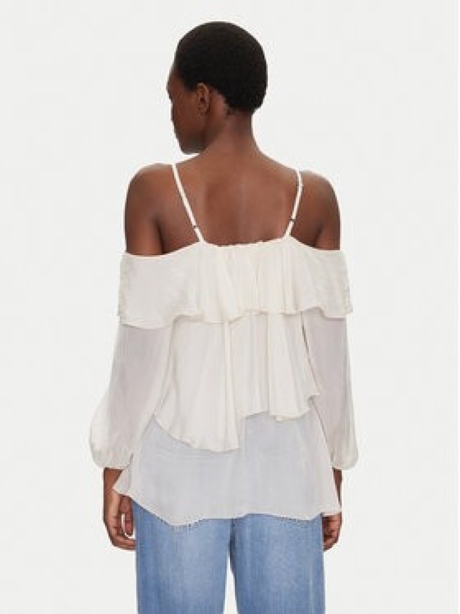 Dixie Bluzka C207W020A Écru Regular Fit