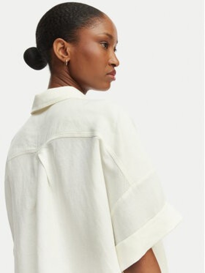 BOSS Koszula C_Bisenas 50559261 Kremowy Regular Fit