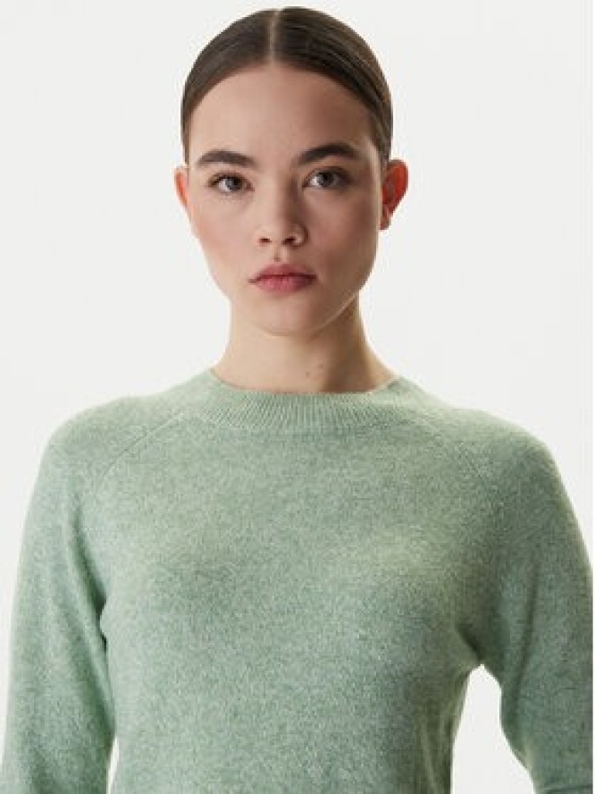Vero Moda Sweter Doffy 10201022 Zielony Regular Fit