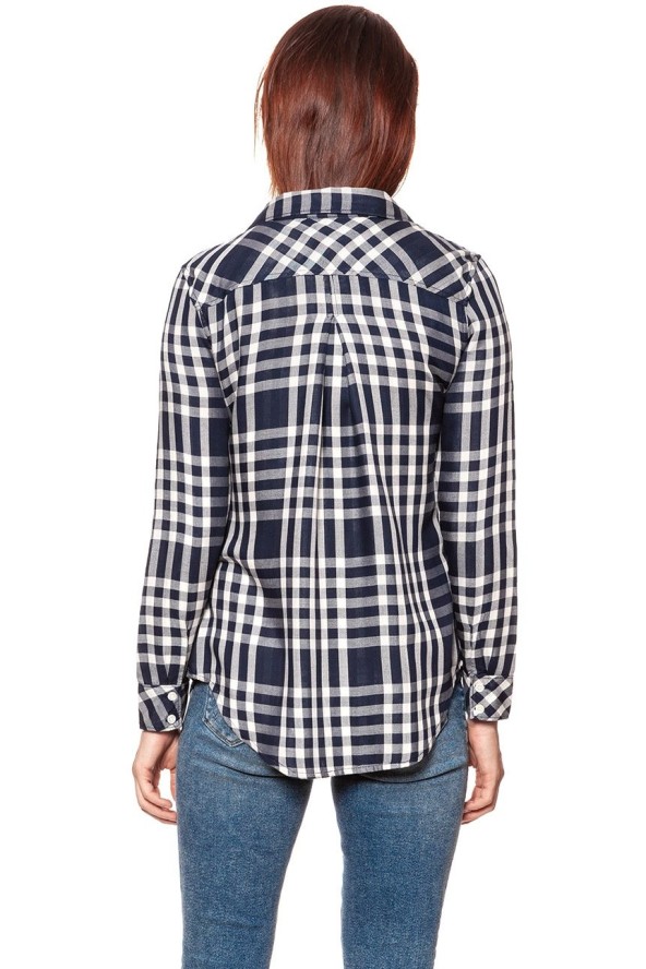 KOSZULA WRANGLER FLUID SHIRT NAVY W5239SL35 112129345