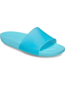 Crocs Klapki "Splash Glossy" w kolorze błękitnym rozmiar: 34/35