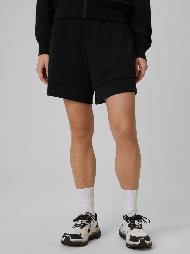 4F Spodenki dresowe z modalem damskie - czarne XXL