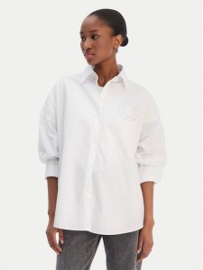 HUGO Koszula Edafne 50555625 Biały Regular Fit