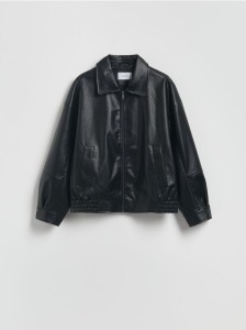 Kurtka bomberka z kołnierzykiem - czarny