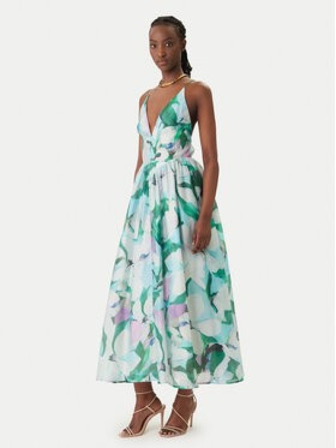 Bardot Sukienka koktajlowa Arletha Halter 59963DB1 Zielony Regular Fit