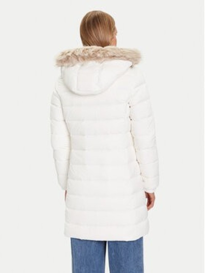 Tommy Jeans Kurtka puchowa Essential DW0DW18864 Écru Slim Fit