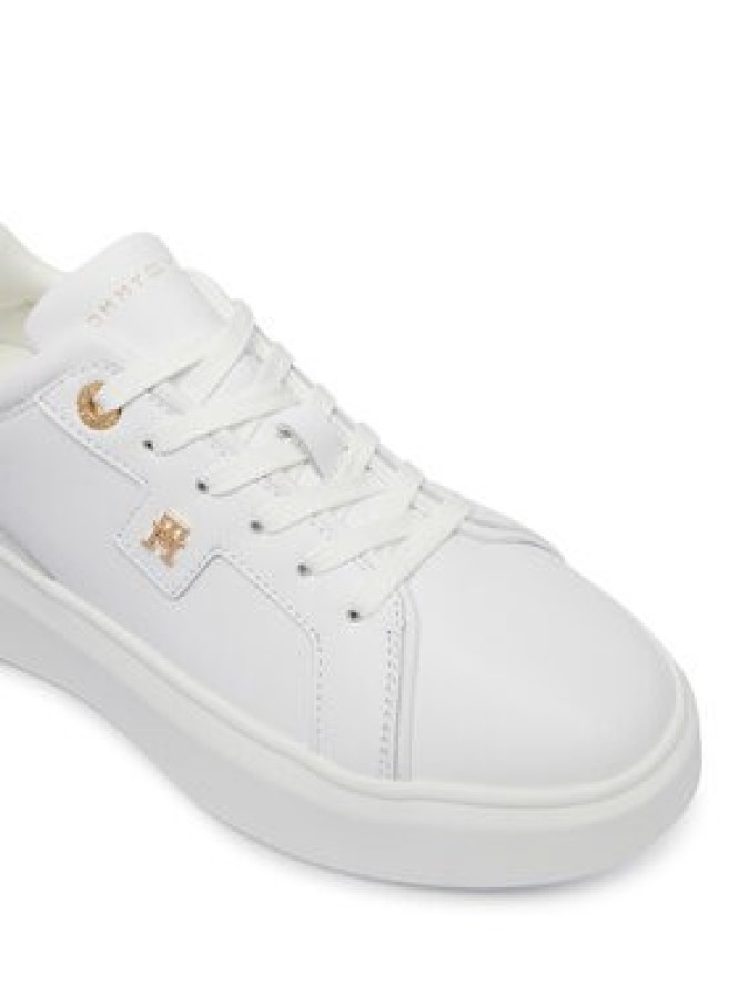 Tommy Hilfiger Sneakersy Chic Platform Snake FW0FW09456 Biały
