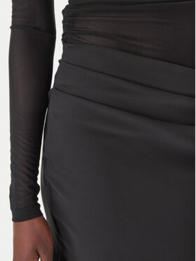 Eleh Sukienka wieczorowa SS260391 Czarny Slim Fit